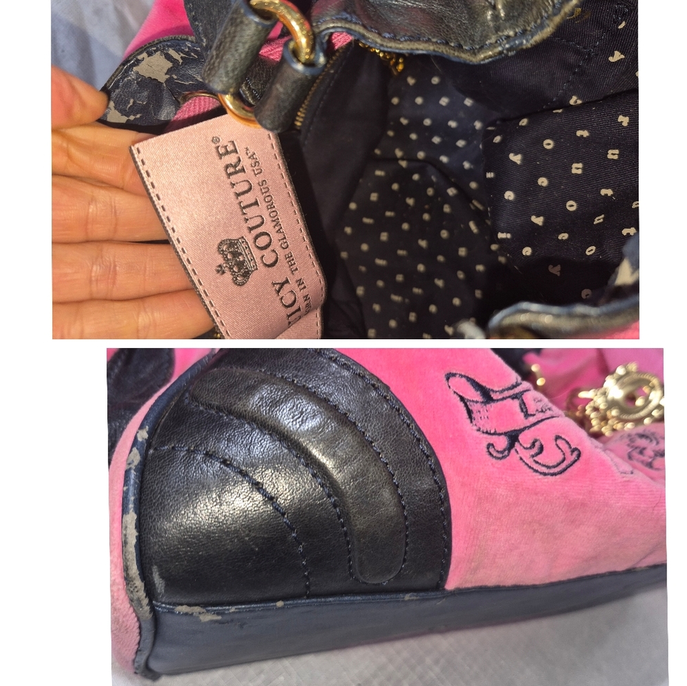 Juicy Couture Velour Daydreamer Bag( Pink) - Picture 11 of 15